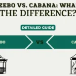 Gazebo vs Cabana
